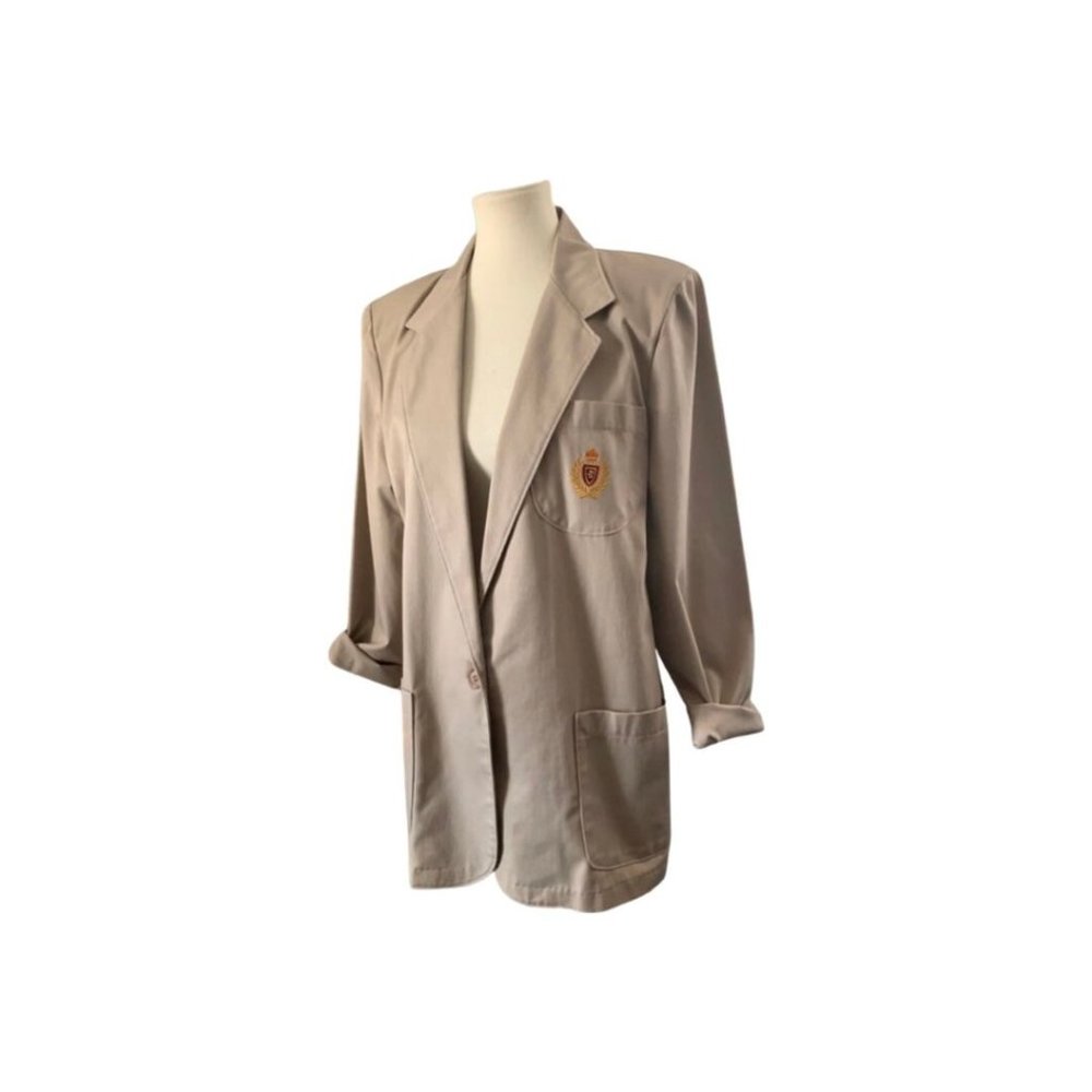 Medium | large vintage 80’s Jaclyn Sport khaki blazer 2077
